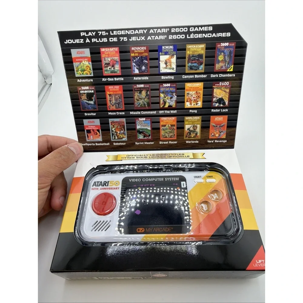 My Arcade Atari Pocket Player Pro: Portable Video Game System 100 Games